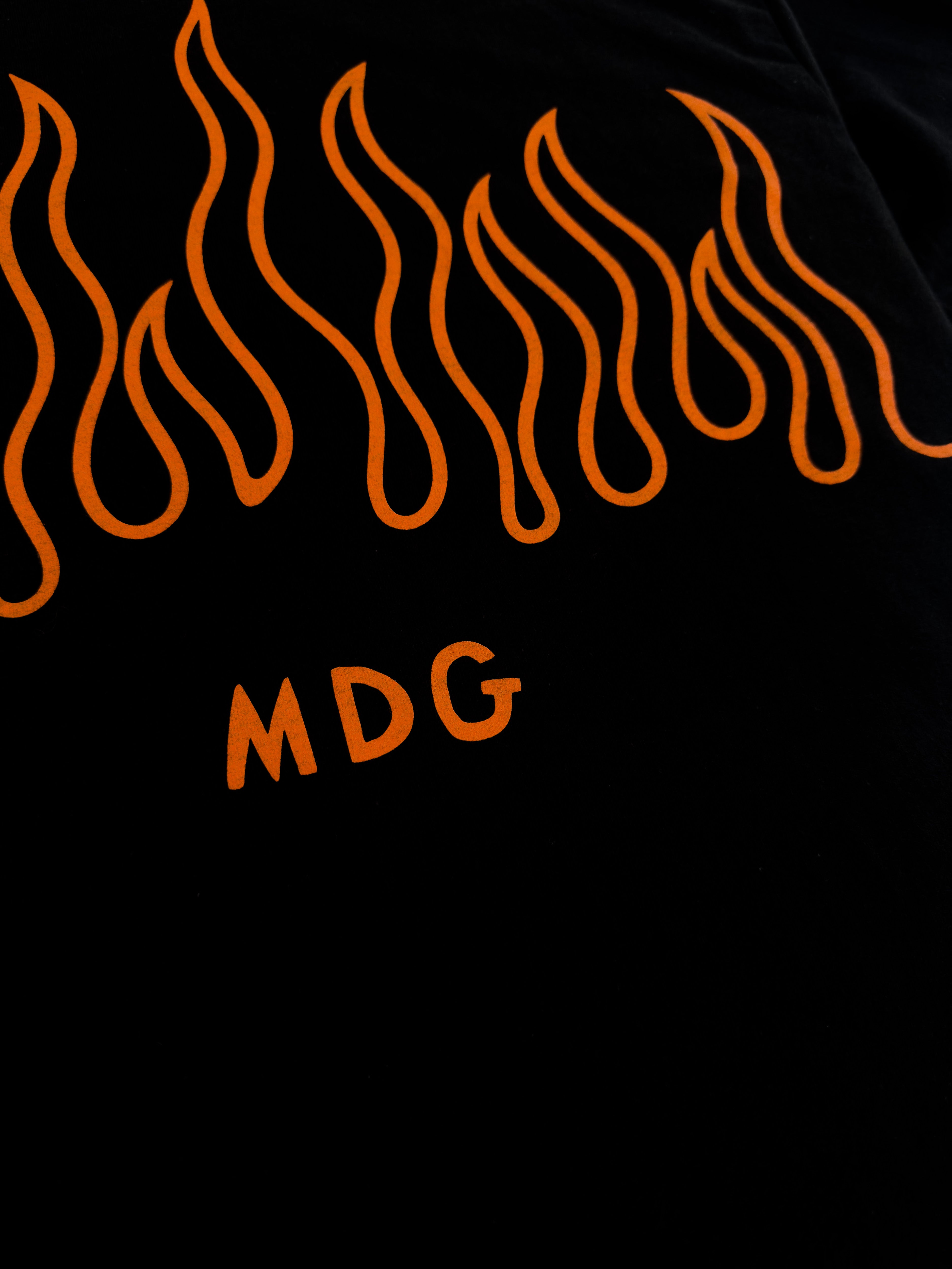 BLACK FLAME T-SHIRT